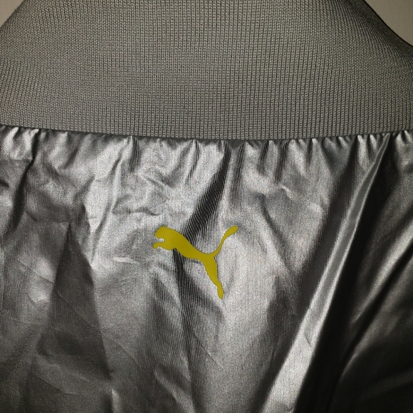 Puma Woman's Silver Sweat Workout Jacket S-XL NWT - Picture 6 of 10